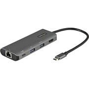 USB Type-Cマルチ変換アダプター 10Gbps対応USB-Cマルチハブ HDMI（4K30Hz）/100W PD（パススルー対応）/3ポートUSBハブ/ギガビット有線LANポート USB 3.1/3.2 Gen 2対応タイプCトラベルドック 25cmケーブル DKT31CHPDL