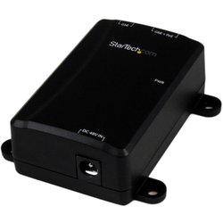 ギガビット対応PoE ミッドスパン インジェクタ IEEE 802.3at/af準拠 PoE給電アダプタ POEINJ1G
