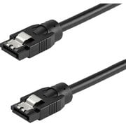 SATAラウンドケーブル 30cm ラッチ付 SATRD30CM