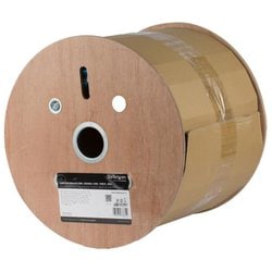 自作用Cat6a LANケーブル 304.9m ブルー 単線 CMR難燃グレード対応 リール巻き箱入りタイプ WIRC6ASPATBL