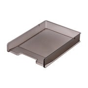 ファイルトレー A4 縦 頑丈 丈夫 プラスチック クリアファイル対応 ブラウン SDT-PCSBR