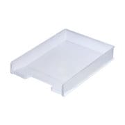 ファイルトレー A4 縦 頑丈 丈夫 プラスチック クリアファイル対応 クリア SDT-PCCL