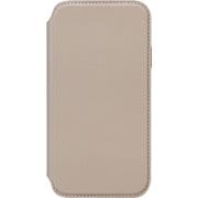 PG-21KGF02BE [iPhone 13用 ガラスフリップケース ベージュ]