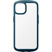 PG-21KGT04NV [iPhone 13用 ガラスタフケース ラウンドタイプ ネイビー]