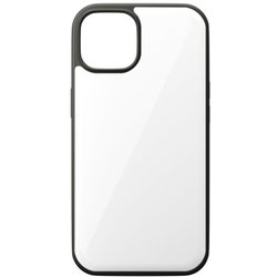 PG-21KPT02WH [iPhone 13用 ハイブリッドタフケース ホワイト]