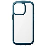 PG-21NGT04NV [iPhone 13 Pro用 ガラスタフケース ラウンドタイプ ネイビー]