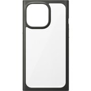 PG-21NGT05BK [iPhone 13 Pro用 ガラスタフケース スクエアタイプ ブラック]