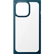 PG-21NGT08NV [iPhone 13 Pro用 ガラスタフケース スクエアタイプ ネイビー]