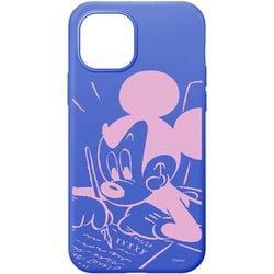 PG-DSC21J01MKY [iPhone 13 mini用 抗菌スリムシリコンケース ミッキーマウス]