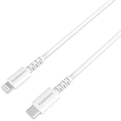 USB Type-C to Lightningケーブル 充電＆同期 高耐久 MFi認証 PD（パワーデリバリー）対応 1.2m ホワイト KL-123