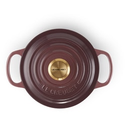 ヨドバシ.com - ル・クルーゼ Le Creuset シグニチャー ココット・ロンド 16cm フィグ （BM ゴールドツマミ）  21177167180441 通販【全品無料配達】