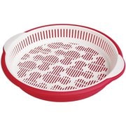 水切りトレイ ミッキーマウス レッド