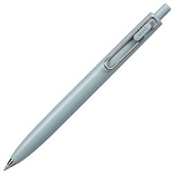 ゲルインクボールペン uni-ball one （ユニボール ワン） F 0.5mm ノック式 スタビライザー機構搭載 インク色：黒 本体色：葉雫（Fグリーン） UMNSF05F.6