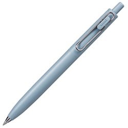 ゲルインクボールペン uni-ball one （ユニボール ワン） F 0.5mm ノック式 スタビライザー機構搭載 インク色：黒 本体色：霜柱（Fブルー） UMNSF05F.33