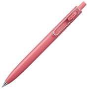 ゲルインクボールペン uni-ball one (ユニボール ワン) F 0.5mm ノック式 スタビライザー機構搭載 インク色:黒 本体色:茜空(Fレッド) UMNSF05F.15