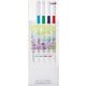 カラーシャープペン EMOTT pencil（エモットペンシル） 0.9mm シャープ4本+替芯セット NO.1 リフレッシュカラー M9EM4CL.NO1