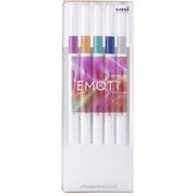 水性サインペン EMOTT(エモット) 5色セット No.12 バーチャルカラー PEMSY5C.NO12
