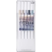 水性サインペン EMOTT(エモット) 5色セット No.9 ニュアンスカラー PEMSY5C.NO9