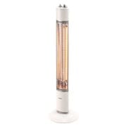 グラファイトヒーター搭載 遠赤電気ストーブ ホワイト KKS-0917/W