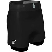 トレイル 2イン1 ショーツ Trail 2-in-1 Short AM00007B BLACK Mサイズ(腰周り:94-102cm) [コンディショニングウェア ショートパンツ メンズ]