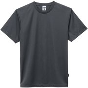 4.3オンスドライＴシャツ（ポリジン加工） MS1154 22 チャコールグレー Mサイズ [フィットネス 半袖シャツ メンズ]