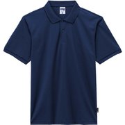 ベーシックドライポロシャツ（ポリジン加工） MS3120 8 ネイビー GMサイズ [フィットネス シャツ レディース]
