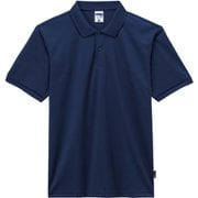 ベーシックドライポロシャツ（ポリジン加工） MS3120 8 ネイビー GLサイズ [フィットネス シャツ レディース]