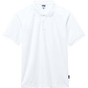 ベーシックドライポロシャツ（ポリジン加工） MS3120 15 ホワイト GLサイズ [フィットネス シャツ レディース]