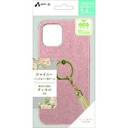 AC-P21M-SYG PK [iPhone 13 mini用 シャイニーバックカバーケース ピンク]