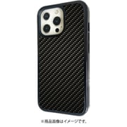 AC-P21P-GA BK [iPhone 13 Pro用 耐衝撃カーボン調バックカバー ブラック]