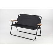 OUTDOOR FOLDING BENCH BLACK