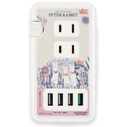 ピーターラビット USBポート付き ACタップ ラインアート PR-61B