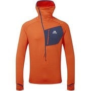 イクリプス・フーデッド・ジップ・ティー ECLIPSE HOODED ZIP TEE 411948 M08 マグマ/メディエバル Sサイズ [アウトドア フリース メンズ]