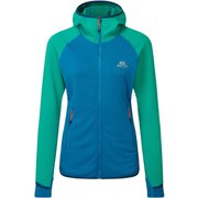 ウィメンズ・イクリプス・フーデッド・ジャケット WOMEN'S ECLIPSE HOODED JACKET 416137 M10 ミコノス/Dグリーン Lサイズ [アウトドア フリース レディース]