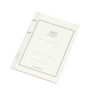 手帳 2022年 マンスリー ノート ダイアリー FAKE B6サイズ アイボリー DME-FK-01