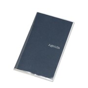手帳 2022年 マンスリー ノート ダイアリー DARKTONE ポケット Nブルー DM-DT-09