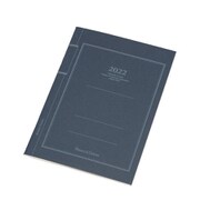手帳 2022年 マンスリー ノート ダイアリー FAKE A5サイズ インディゴ DMD-FK-02