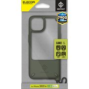 PM-A21BNEST3KH [iPhone13用 ハイブリッドケース NESTOUT Lake オリーブ]