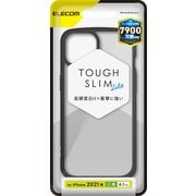 PM-A21BTSLFCBK [iPhone13用 ハイブリッドケース TOUGH SLIM LITE 軽量 フレームカラー ストラップホール付 ブラック]