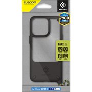 PM-A21CNEST3BK [iPhone13 Pro用 ハイブリッドケース NESTOUT Lake ブラック]