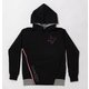 CL5LUY10 XL BLK [ドロップショルダー裏起毛PK レディス XLサイズ BLK]