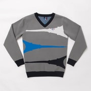 CL5LTJ52 S GRY [Vネックニット メンズ Sサイズ GRY]