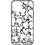 ghp7159-bk-b-ip13 [iPhone 13用ケース B.パンダネコ LULU ハイブリッドケース]