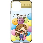 ghp7160-bk-e-ip13mini [iPhone 13 mini用ケース E.カワイイ主婦ボトル アグリム ハイブリッドケース]