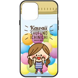 ghp7160-bk-e-ip13 [iPhone 13用ケース E.カワイイ主婦ボトル アグリム ハイブリッドケース]
