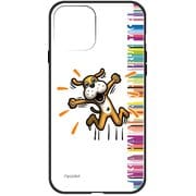 ghp7153-bk-d-ip13mini [iPhone 13 mini用ケース D.カラフル ポテ豆 ハイブリッドケース]