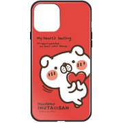 ghp7156-bk-b-ip13mini。 [iPhone 13 mini用ケース ghp7156-bk-b-ip13mini B.ハート・イヌタサン ミースケ ハイブリッドケース]