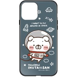 ghp7156-bk-c-ip13mini [iPhone 13 mini用ケース C.スペース・イヌタサン ミースケ ハイブリッドケース]