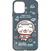 ghp7156-bk-c-ip13mini [iPhone 13 mini用ケース C.スペース・イヌタサン ミースケ ハイブリッドケース]