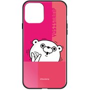 ghp7151-bk-b-ip13mini [iPhone 13 mini用ケース B.ピンククマサン ヨッシー ハイブリッドケース]